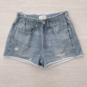 Rag & Bone Blue Miramar Cotton Terry Shorts